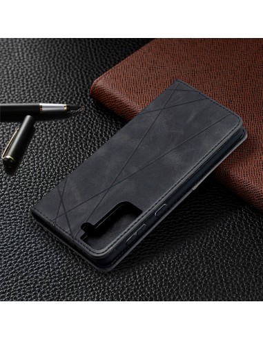 Etui de protection Galaxy S21 Plus - Style Geometrique Noir