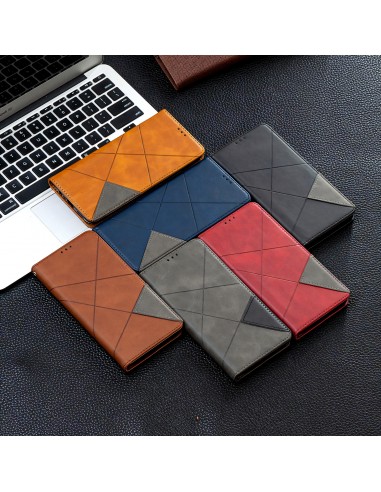 Etui de protection Galaxy S21 Plus - Style Geometrique Noir