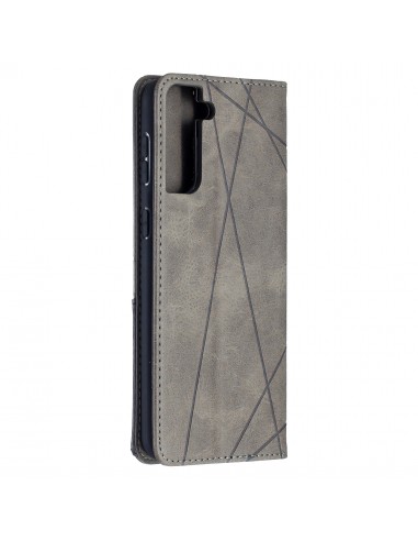 Etui de protection Galaxy S21 Plus - Style Geometrique Gris