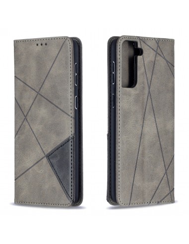 Etui de protection Galaxy S21 Plus - Style Geometrique Gris