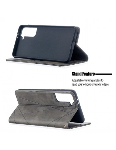 Etui de protection Galaxy S21 Plus - Style Geometrique Gris