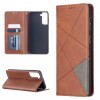 Étui de protection Galaxy S21 Plus - Style Geometrique Marron