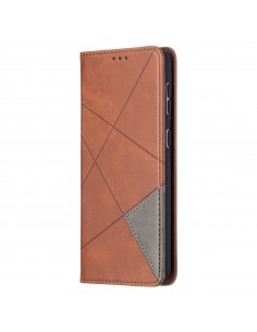 Etui de protection Galaxy S21 Plus - Style Geometrique Marron 2