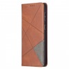 Etui de protection Galaxy S21 Plus - Style Geometrique Marron