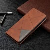 Etui de protection Galaxy S21 Plus - Style Geometrique Marron