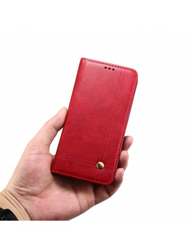 Etui de protection Galaxy S21 5G - Style Retro Rouge
