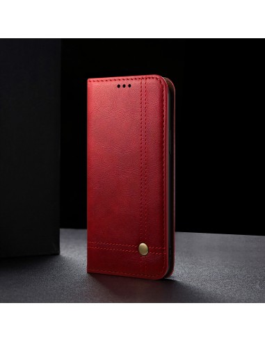 Etui de protection Galaxy S21 5G - Style Retro Rouge