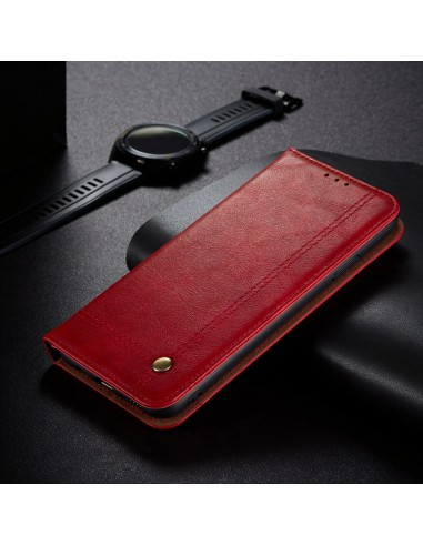 Etui de protection Galaxy S21 5G - Style Retro Rouge