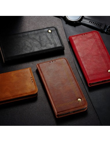 Etui de protection Galaxy S21 5G - Style Retro Rouge