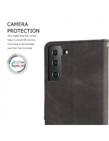 Etui portefeuille Galaxy S21 Plus 5g Fantasy Classic Noir