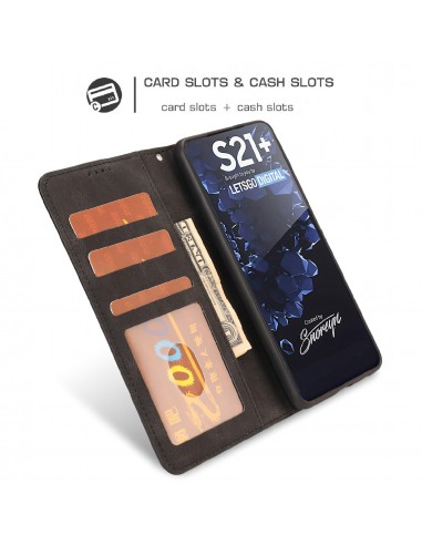 Etui portefeuille Galaxy S21 Plus 5g Fantasy Classic Noir