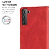 Etui portefeuille Galaxy S21 Plus 5g Fantasy Classic Rouge