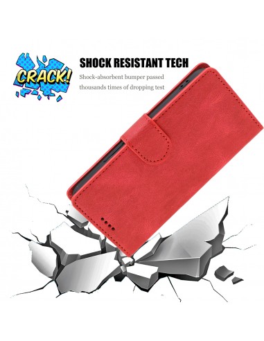 Etui portefeuille Galaxy S21 Plus 5g Fantasy Classic Rouge