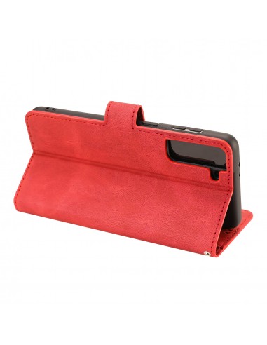 Etui portefeuille Galaxy S21 Plus 5g Fantasy Classic Rouge