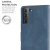 Etui portefeuille Galaxy S21 Plus 5g Fantasy Classic Bleu foncé