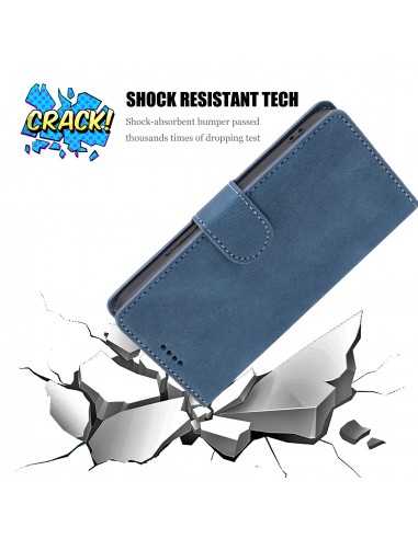 Etui portefeuille Galaxy S21 Plus 5g Fantasy Classic Bleu foncé