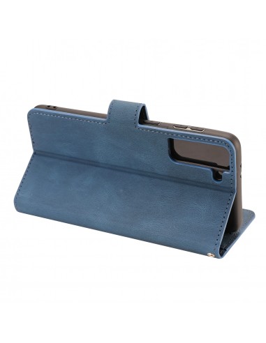 Etui portefeuille Galaxy S21 Plus 5g Fantasy Classic Bleu foncé