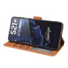 Etui portefeuille Galaxy S21 Plus 5g Fantasy Classic Marron