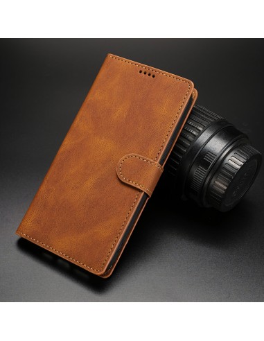 Etui portefeuille Galaxy S21 Plus 5g Fantasy Classic Marron