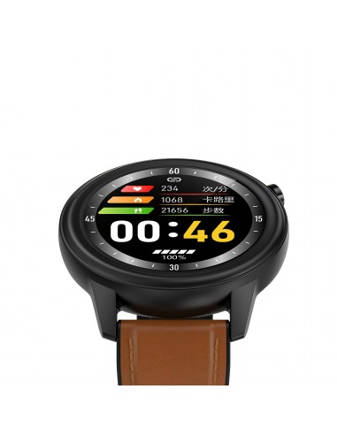 Montre connectée Intelligente Tactile Multifonction Fitness F81 Marron