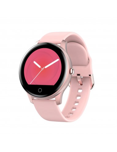 Montre connectée Intelligente Tactile Multifonction Ecran couleur Fitness V10 IP67 Rose