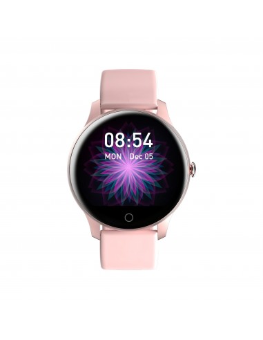 Montre connectée Intelligente Tactile Multifonction Ecran couleur Fitness V10 IP67 Rose