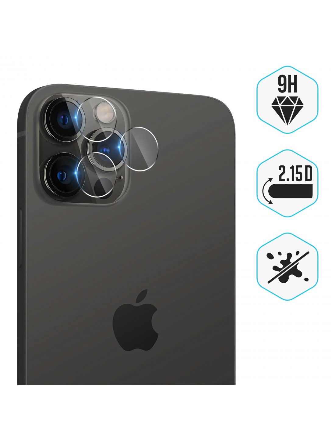 Film en verre trempé iPhone 12 Pro Max Vitre caméra arrière