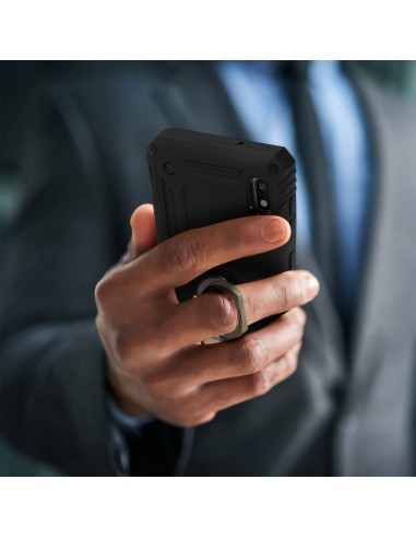 Coque antichoc Galaxy A10e avec anneau Xssive Noir