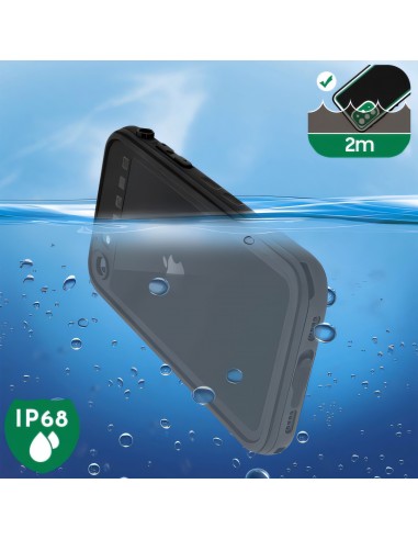 Coque étanche iPhone 7 Plus et iPhone 8 Plus IP68 REDPEPPER Noir