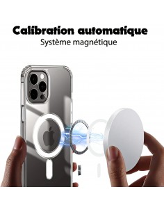 Coque silicone antichoc iPhone X et iPhone XS Charge sans fil Transparent 2