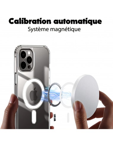Coque silicone antichoc iPhone X et iPhone XS Charge sans fil Transparent