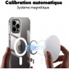 Coque silicone antichoc iPhone X et iPhone XS Charge sans fil Transparent