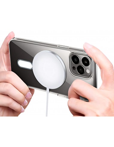 Coque silicone antichoc iPhone X et iPhone XS Charge sans fil Transparent