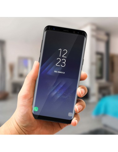 Film en verre trempé Galaxy S8 Noir GUARD