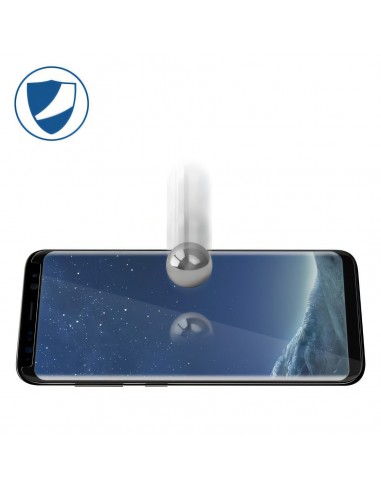 Film en verre trempé Galaxy S8 Noir GUARD