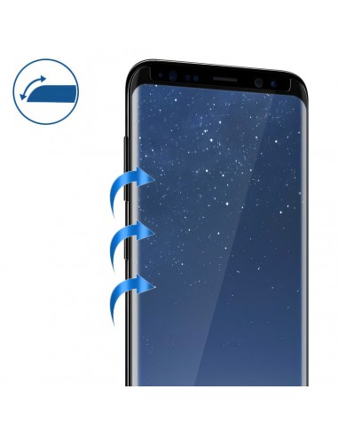 Film en verre trempé Galaxy S8 Noir GUARD
