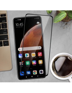 Film verre trempé Xiaomi Mi 10T 5G et Mi 10T Pro 5G Noir 10D 2