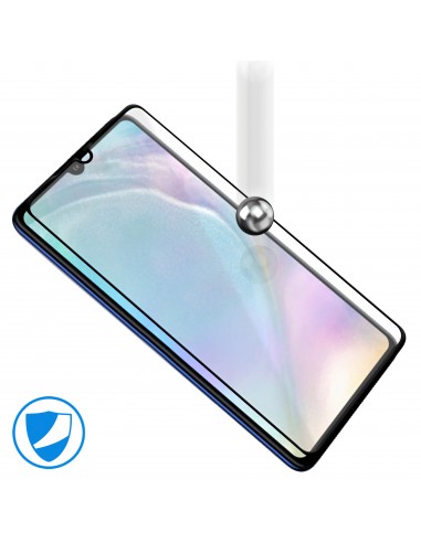 Film verre trempé Huawei P30 DIVA Noir Premium