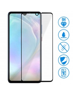 Film verre trempé Huawei P30 DIVA Noir Premium