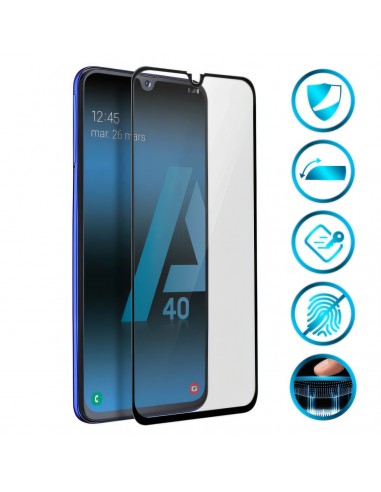 Film verre trempé Galaxy A40 5D XSSIVE Noir