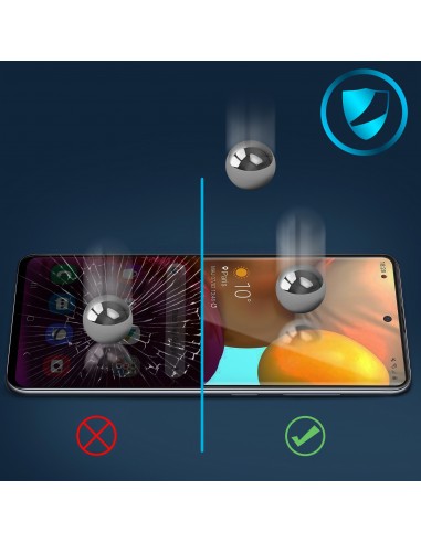 Film verre trempé Galaxy A71 Xssive Noir