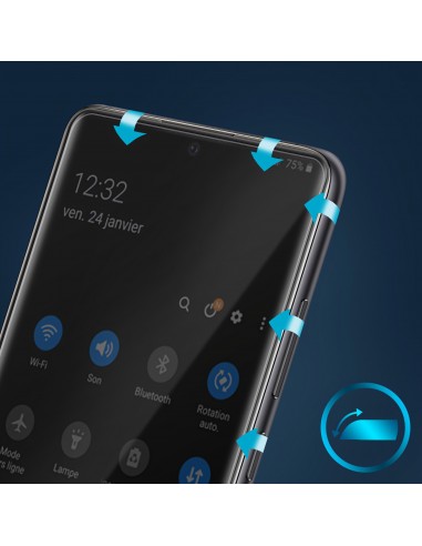 Film verre trempé Galaxy A71 Xssive Noir