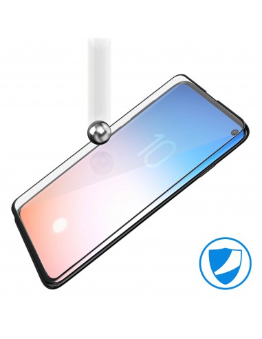 Film en verre trempé Galaxy S10e 5D RINCO Noir