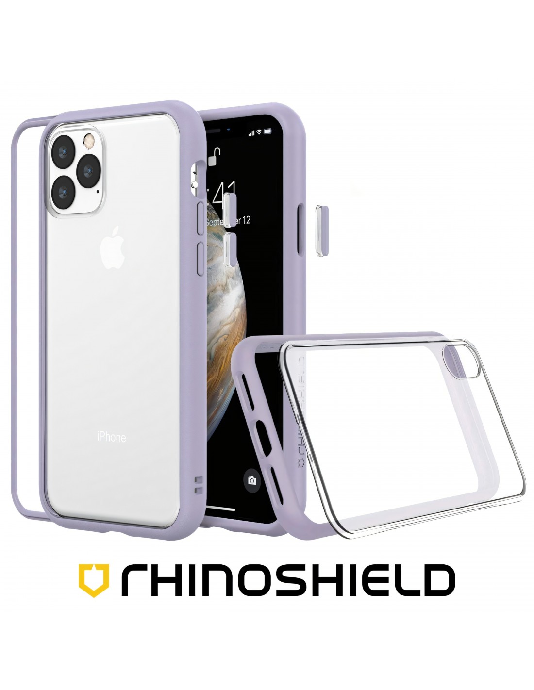 Coque Rhinoshield iPhone 12 et 12 Pro Modulaire MOD NX Lavande