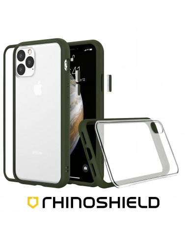 Coque Rhinoshield iPhone 12 et 12 Pro Modulaire MOD NX Vert Camouflage