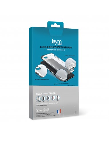 Coque transparente renforcée Galaxy S22 - Drop-test 3 mètres - Garantie à vie Jaym