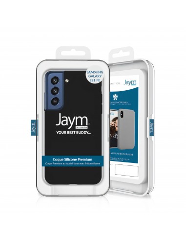 Coque silicone Premium pour Galaxy S21 FE Noir - JAYM® CLASSIC® 