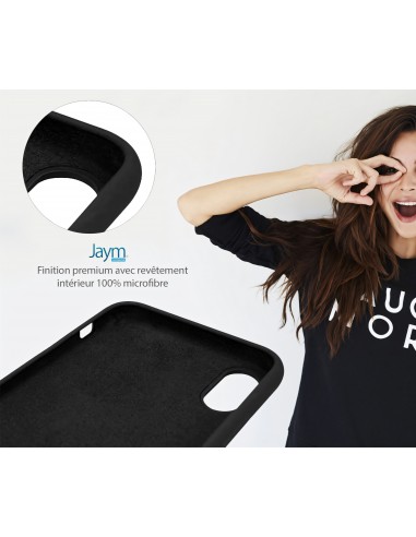 Coque silicone Premium pour Galaxy S21 FE Noir - JAYM® CLASSIC® 