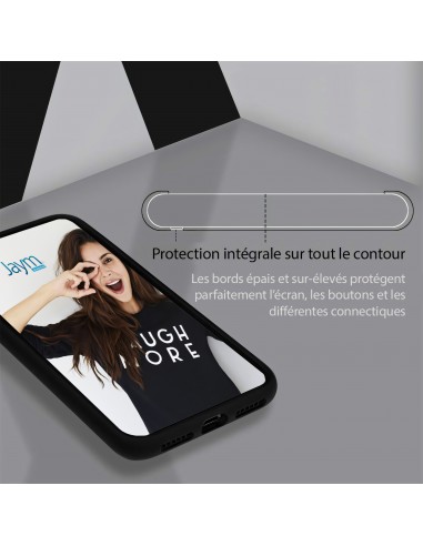 Coque silicone Premium pour Galaxy S21 FE Noir - JAYM® CLASSIC® 