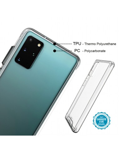 Coque souple renforcée pour Galaxy S21 FE transparente - Drop-test 3 mètres - Garantie à vie JAYM® 